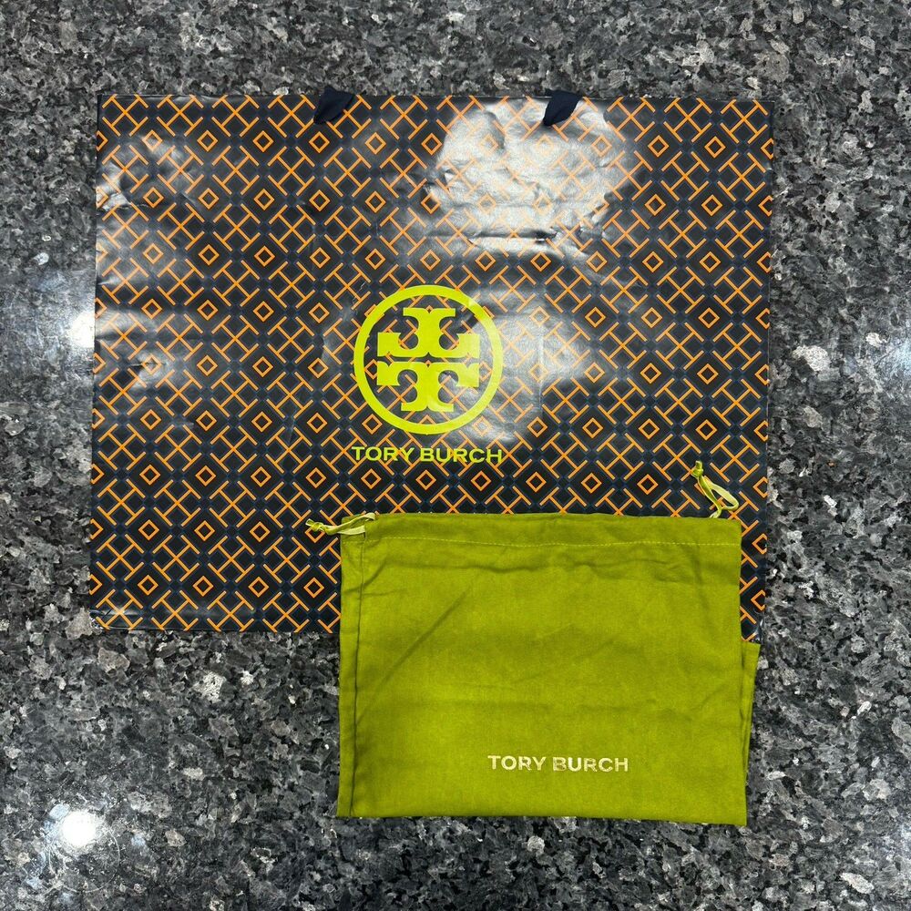 Tory Burch Large Dust Bag Gift Shopping Tote Bag Authentic 16 x 12" x 6"